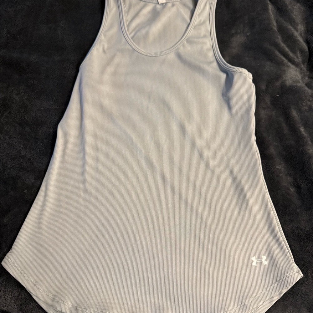 Under Armour White Cream Tank Top Athletic Fit